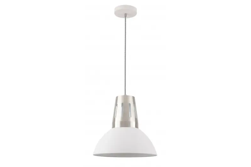 Décor Artemia Lampe à suspension blanche avec finition industrielle 34,5 cm de diamètre 2508