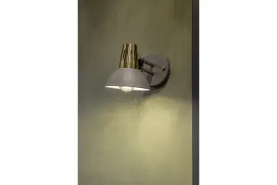 Décor Artemia Applique élégante anthracite avec bras métallique 16,5 cm de diamètre 2195
