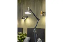 Décor Artemia Noir Lampe sur pied long bras en métal diamètre 16,5 cm 2355