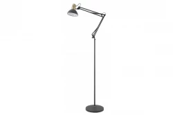 Décor Artemia Noir Lampe sur pied long bras en métal diamètre 16,5 cm 2355