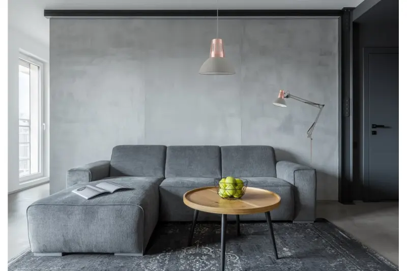 Décor Artemia Lampe sur pied grise long bras en métal diamètre 16,5 cm 2300