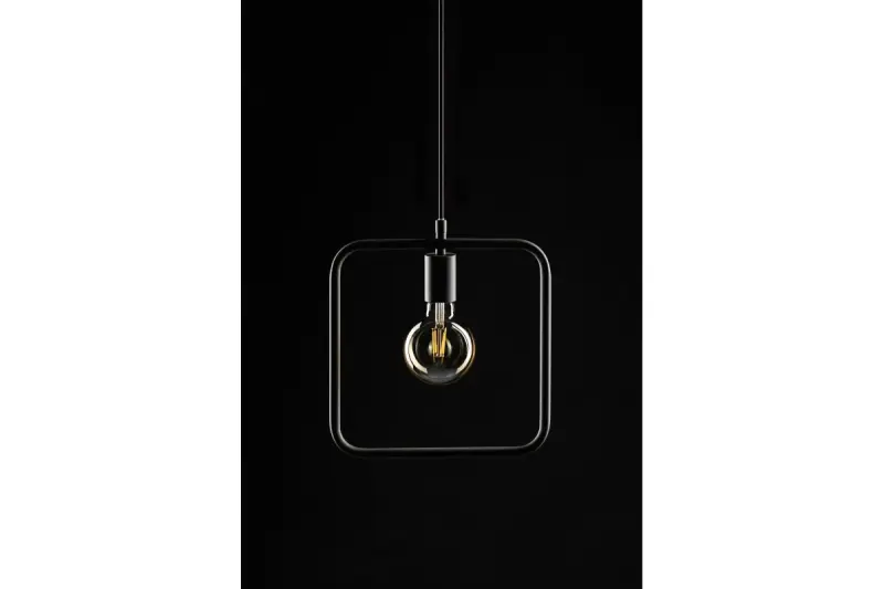 Decor Lija Lampe à suspension carrée  gris 2836