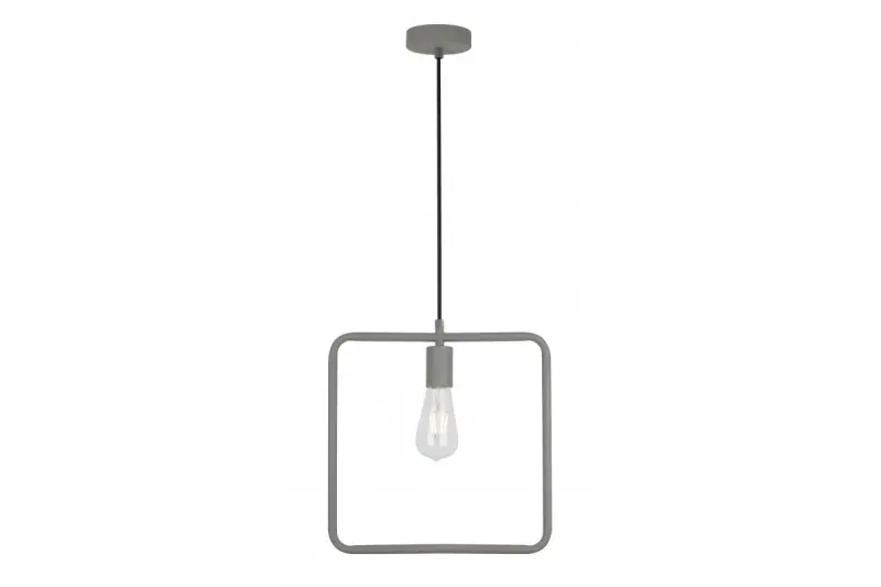 Decor Lija Lampe à suspension carrée  gris 2836