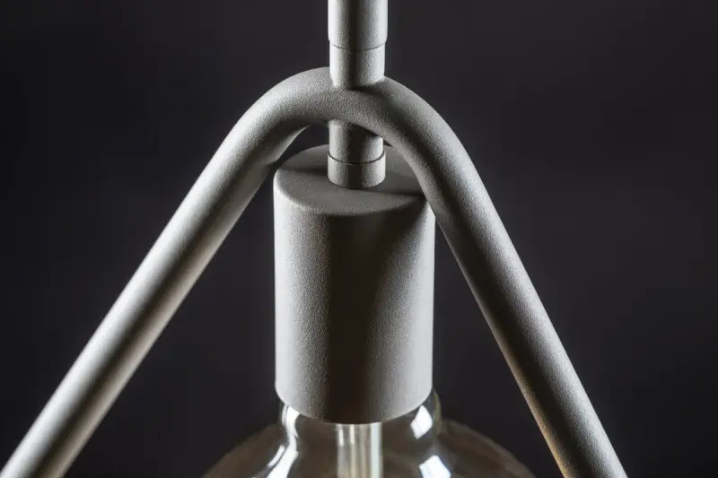 Decor Gija gris Lampe à suspension triangulaire monopoint 2751
