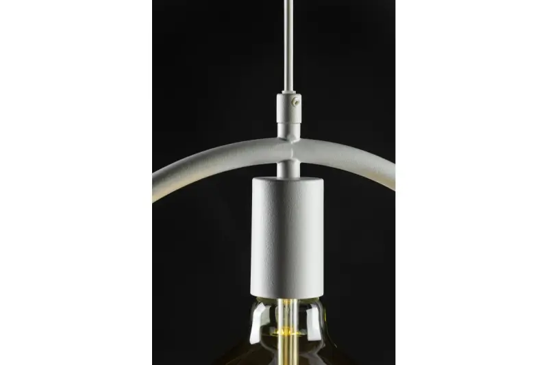 Decor Fija Lampe à suspension ronde blanche à un point 2898