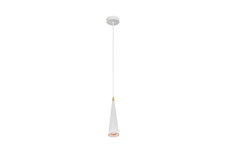 Decor Evi Suspension conique en aluminium blanc 4397