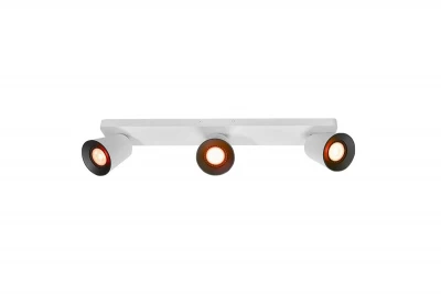 Decor Elli Plafonnier moderne blanc avec 3 sources lumineuses 4502