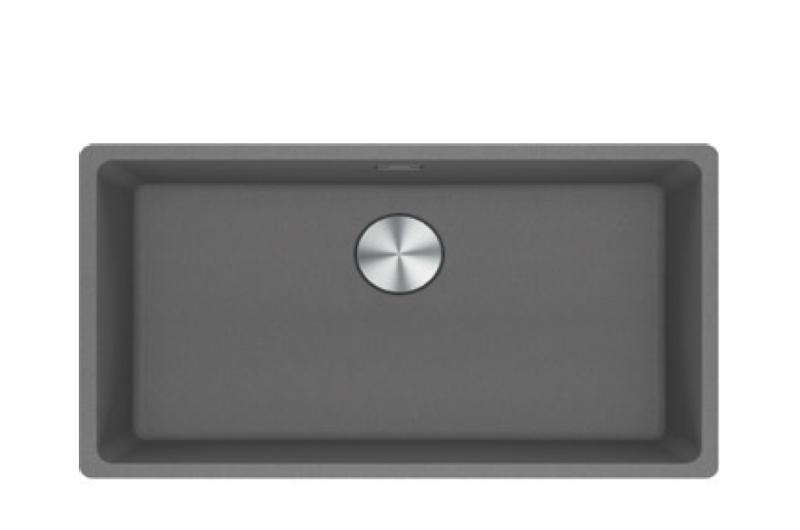 Franke Maris MRG 210-72 Évier en granit Fragranite gris pierre à encastrer à fleur
