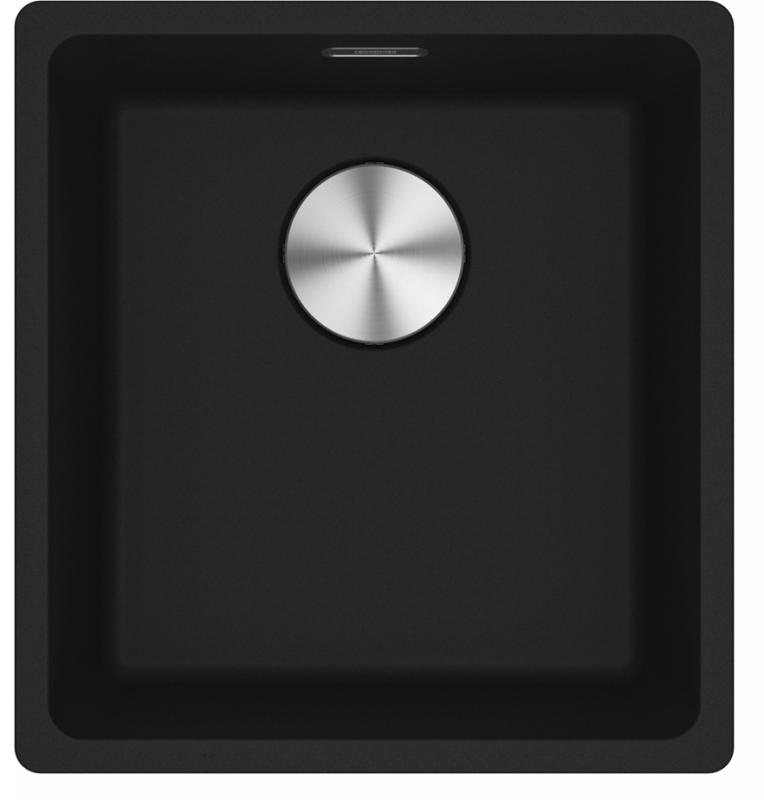 Franke Maris MRG 110-37 Fragranite mat noir évier sous plan