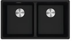Franke Maris MRG 220-35-35 Fragranite onyx évier double à encastrer à fleur