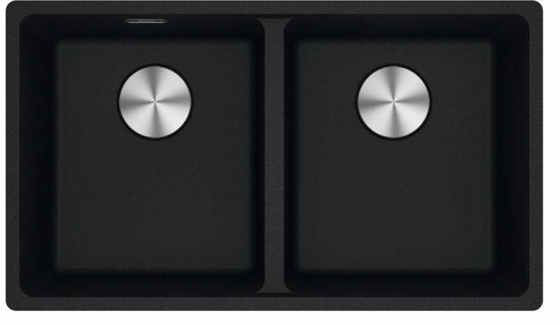 Franke Maris MRG 220-35-35 Fragranite onyx double évier encastré à fleur