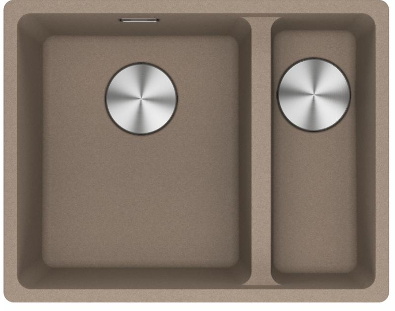 Franke Maris MRG 160-34-15 Fragranite Oyster évier Cuvette à gauche sous le plan de travail
