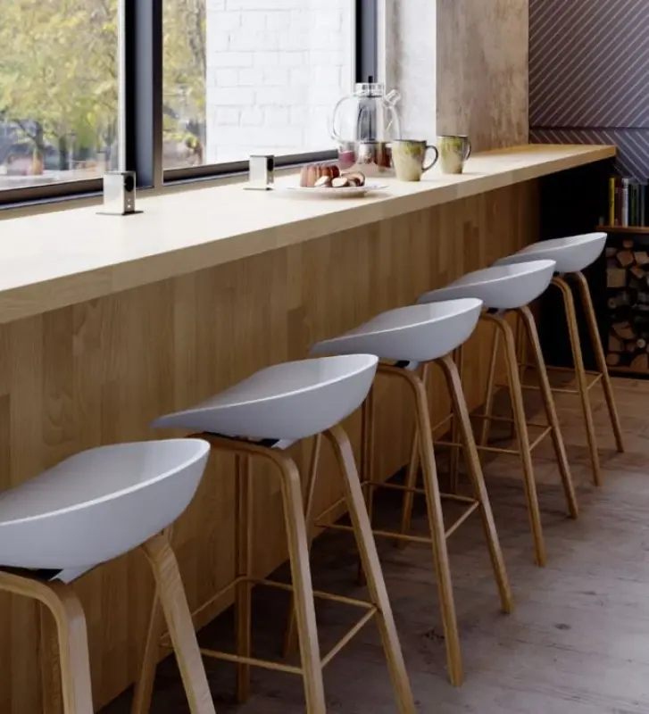 Indux Push prise de courant extensible noire avec 1xUSB A et 1xUSB C avec mise à la terre type F et couvercle en inox 1208957930