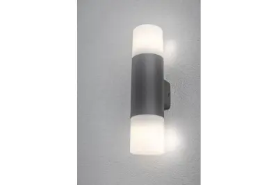 Eclairage Lampe murale de jardin Corta anthracite pour 2 ampoules 1289002