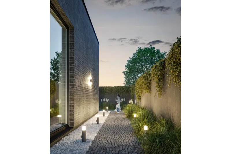 Eclairage Lampe murale de jardin Corta anthracite pour 2 ampoules 1289002