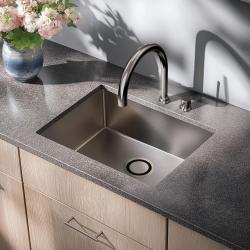 Aquadesign R25 évier en inox pour montage en surface, sous plan et à fleur de plan 50x40cm 1208958208