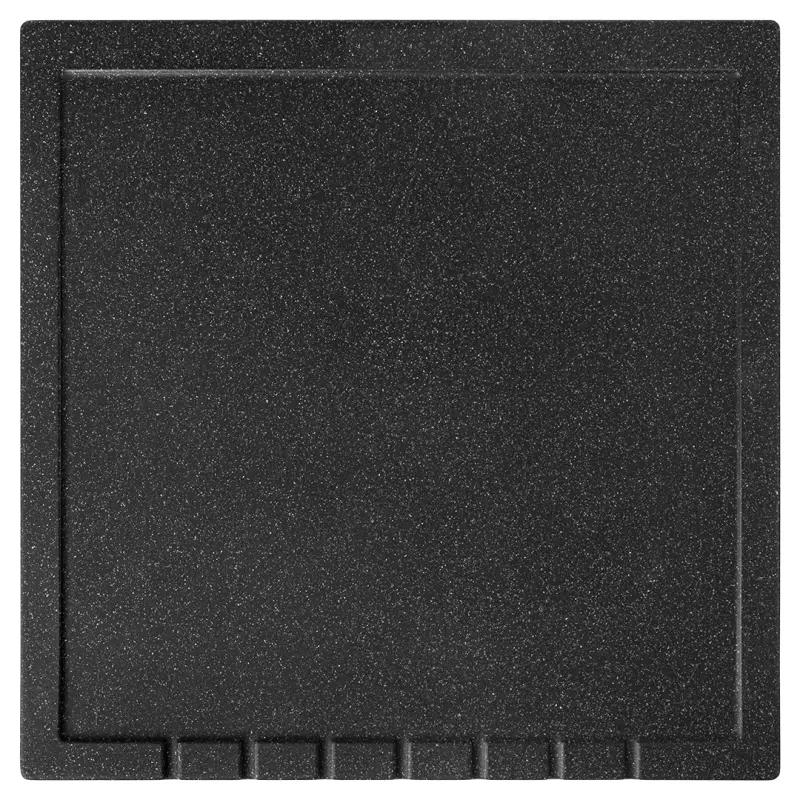 Aquadesign Unix égouttoir multifonction en granit 35x35cm noir 1208958214