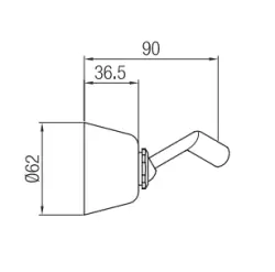 PB Unix support de douchette inclinable acier inoxydable 1208958355