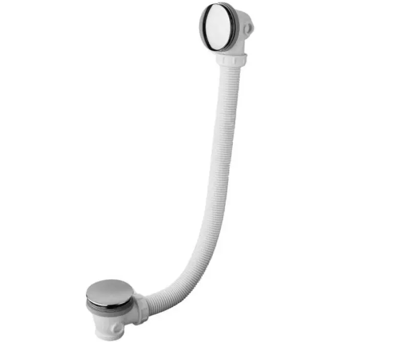 Waterevolution Trop-plein de baignoire avec ouverture push-to-open en inox 1208958392