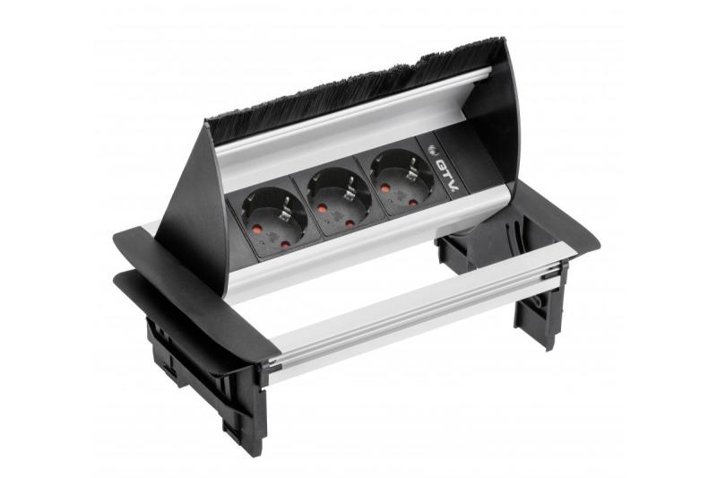 Prise de courant à travers le bureau 1208958680