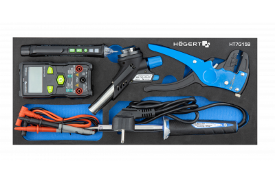 Hoegert Armoire à outils à 7 tiroirs avec une porte latérale avec accessoires 544 pièces. 1208962010