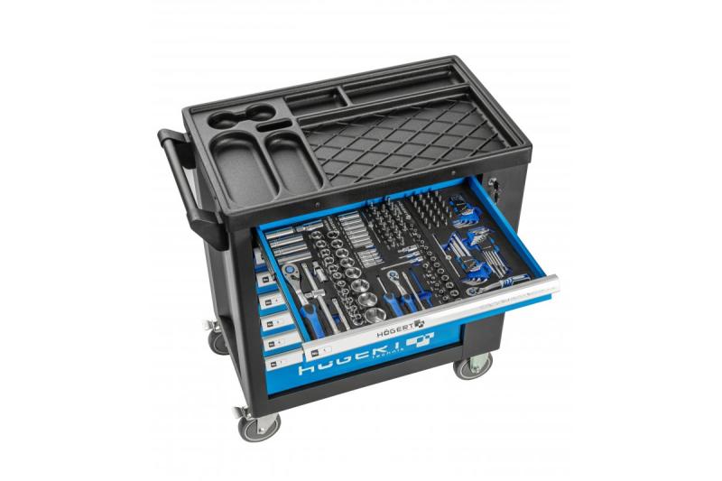 Hoegert Armoire à outils à 7 tiroirs avec une porte latérale avec accessoires 544 pièces. 1208962010
