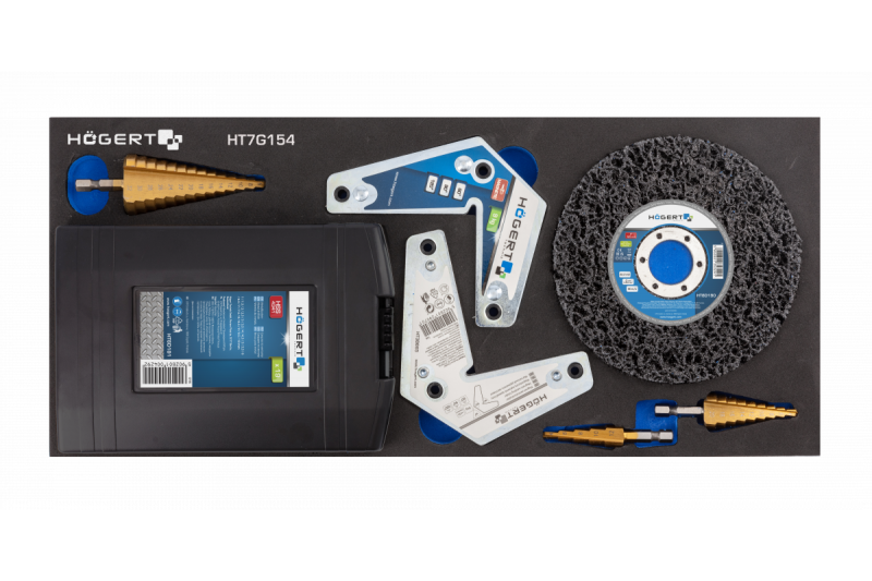 Hoegert Ensemble de forets pour métal de 53 pièces. 1208962061