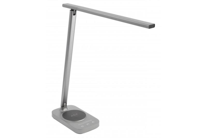 Decor Lampe de bureau Bressi 8W 450lm AC220-240V 3-CCT Chargement sans fil USB PF>0 5 RA>80 Gris 1208962480