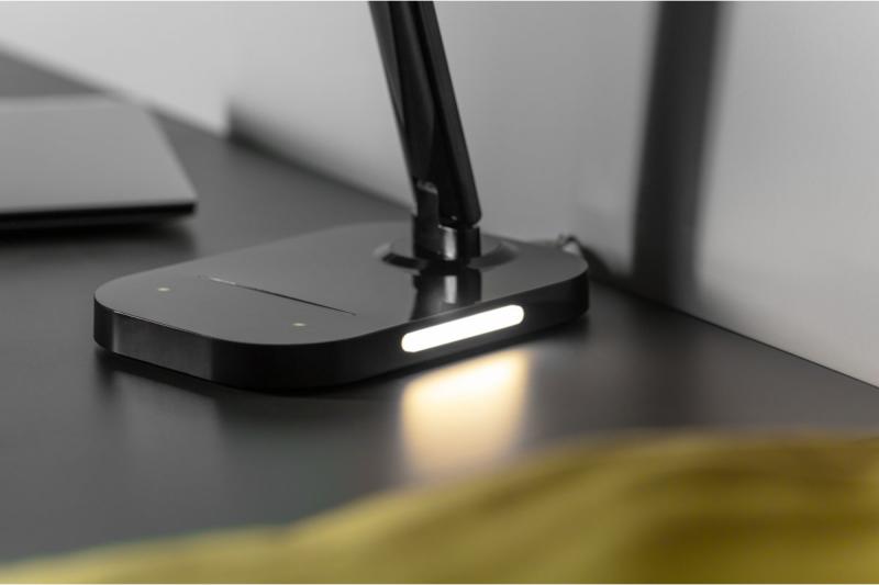 Decor Lampe de bureau Gale 8 W 550lm AC220-240V 5-CCT 10 niveaux de gradation PF>0,5 RA>80 noire 1208962487