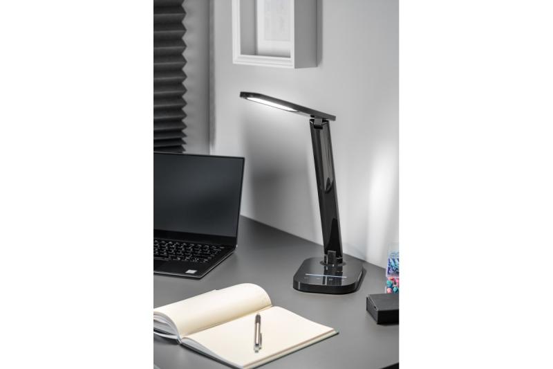 Decor Lampe de bureau Gale 8 W 550lm AC220-240V 5-CCT 10 niveaux de gradation PF>0,5 RA>80 noire 1208962487