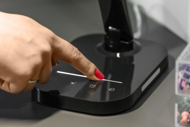 Decor Lampe de bureau Gale 8 W 550lm AC220-240V 5-CCT 10 niveaux de gradation PF>0,5 RA>80 noire 1208962487