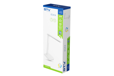 Decor Lampe de bureau LED IZUKA 6W 400lm AC220-240V 50/60Hz CCT chargeur inductif blanc. 1208962496