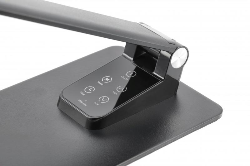 Decor Lampe de bureau Loneos 12W 700lm AC220-240V 3-CCT 5 niveaux de gradation RA>80 USB noir 1208962502