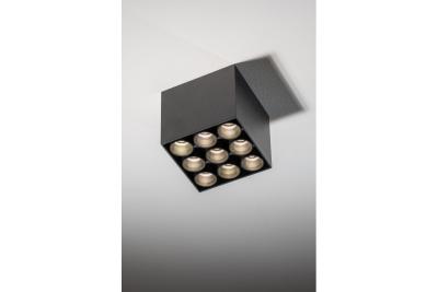 Decor Luminaire LED ARTEMIDA 20W 1920lm AC220-240V 50/60 Hz PF>0 9 Ra≥80 IP20 IK08 4000K 38° carré noir 1208962642