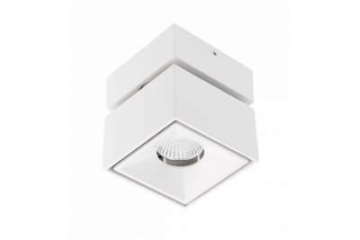 Decor Luminaire LED BIANCO 8W 680lm AC220-240V 50/60 Hz PF>0 9 Ra≥80 IP20 IK06 36° 4000K carré blanc. 1208962669