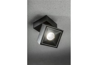 Decor Luminaire LED BIANCO 8W 680lm AC220-240V 50/60 Hz PF>0 9 Ra≥80 IP20 IK06 36° 4000K carré noir. 1208962670