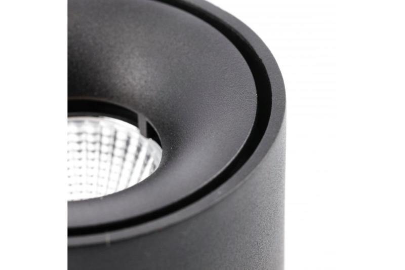 Decor Luminaire LED BIANCO 8W 680lm AC220-240V 50/60 Hz PF>0 9 Ra≥80 IP20 IK06 36° 4000K noir rond. 1208962672