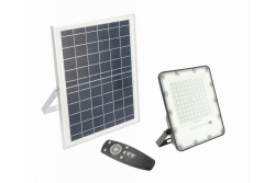 Projecteur solaire LED BRAVOS, 100W, 1000lm, 6400K, IP65, 120°, panneau solaire, télécommande, 3y 1208962681