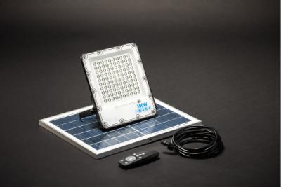 Projecteur solaire LED BRAVOS, 100W, 1000lm, 6400K, IP65, 120°, panneau solaire, télécommande, 3y 1208962681