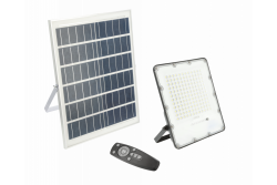 Projecteur LED BRAVOS, 200W, 2000lm, 6400K, IP65, 120°, panneau solaire, télécommande, 3y 1208962683
