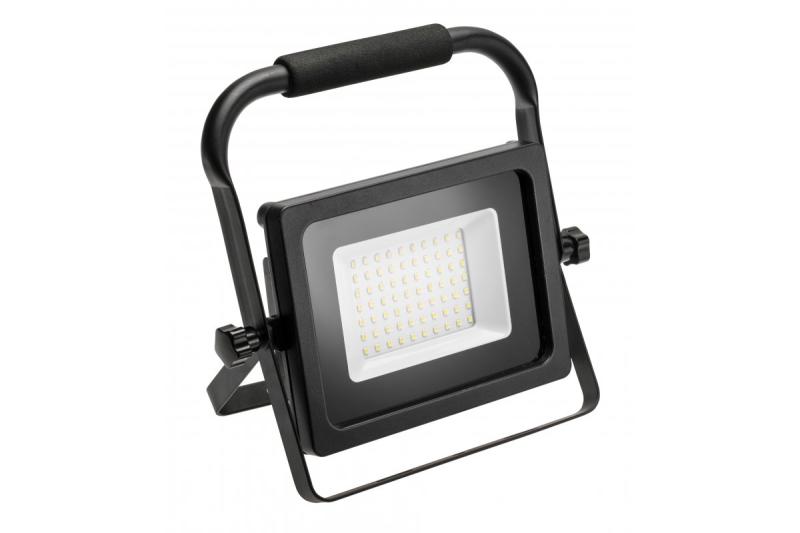 Projecteur LED iNEXT (portable) 30W 2400lm, PF>0,9, RA>80, IP65, 120°, 6400K, corps noir 1208962861