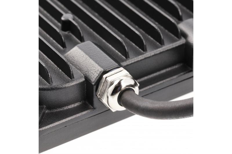 Projecteur LED iNEXT avec capteur de mouvement 50W 4000lm, PF>0,9, RA>80, IP65, 120°, 6400K, corps noir 1208962862