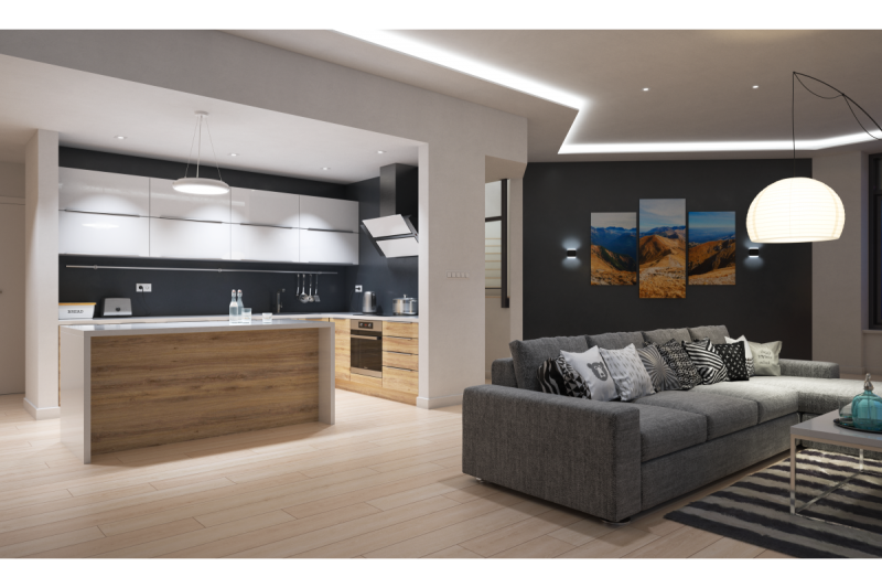 Decor Luminaire LED LEON 35W 3200lm AC220-240V 50/60Hz 120° IP40 4000K suspendu/plafond blanc. 1208962911