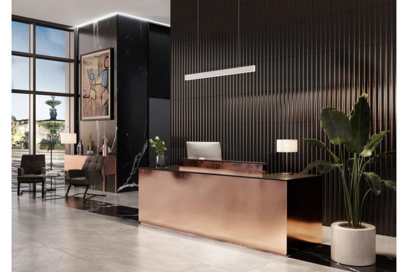 Decor Luminaire suspendu à LED LIVIA 40W 3600lm AC220-240V 50-60Hz 100° RA>80 IP20 AL/PC 4000K 120cm blanc. 1208962914