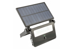 Projecteur à LED solaire LUMOS, avec capteur de mouvement, 10W, 850lm, 6400K, IP65, 120°, panneau solaire, 3y 1208962938