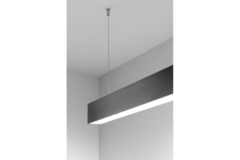 Decor Luminaire linéaire à LED LUNA-A 40W 3200lm AC220-240V 50-60Hz 100° RA>80 PF>0,9 AL/PC 4000K 120cm noir. 1208962939