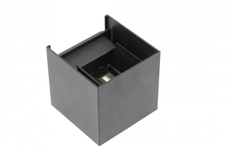 Decor Lampe LED MISSOURI-K 7W 540lm AC220-240V 50/60 Hz PF>0.5 Ra≥80 IP54 IK08 4000K carrée noire. 1208962994