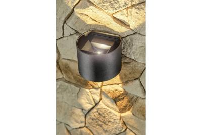 Decor Lampe LED MISSOURI-O 7W 540lm AC220-240V 50/60 Hz PF>0.5 Ra≥80 IP54 IK08 4000K ronde noire. 1208962996