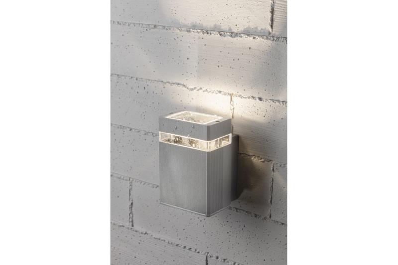 Decor Applique murale unidirectionnelle NESSA GU10 MAX. 50W IP54 AC220-240V 50/60Hz gris. 1208963010