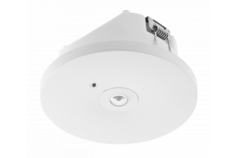 Luminaire d'urgence OGLA LED, 3W, 200lm, AC220-240V, 50-60Hz, IP20, 6400K, 3H, tâche unique, bouton TEST 1208963016